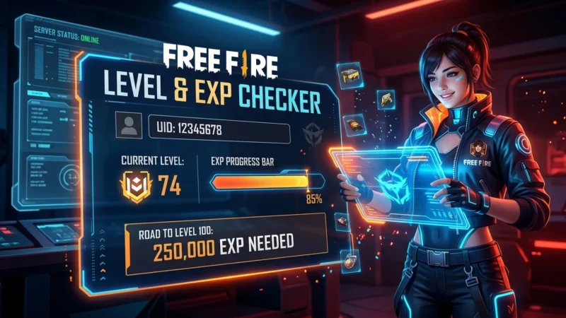 Free Fire Level & EXP Checker