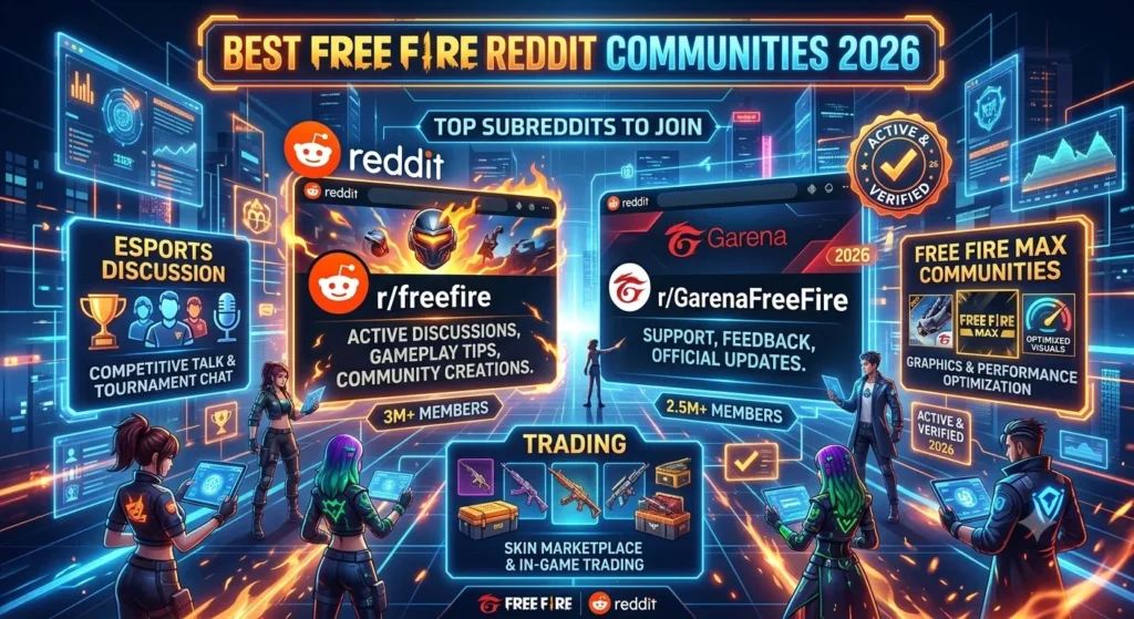 Best Free Fire Reddit Communities