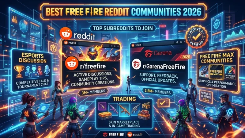 Best Free Fire Reddit Communities
