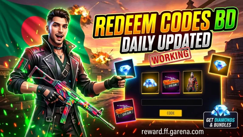 Free Fire Redeem Code Today Bangladesh thumbnail