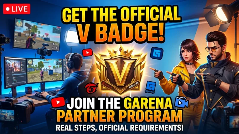 Free Fire V Badge Invite Tool image thumbnail